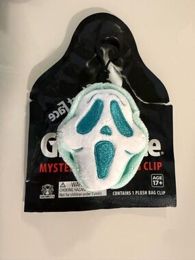 culturefly ghost face plush bag clip